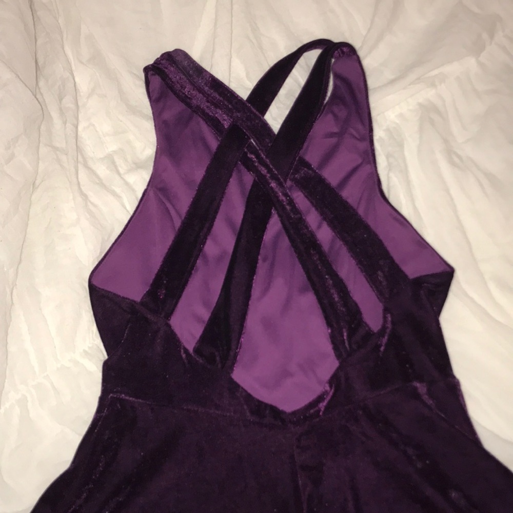 ‼️PRICE DROP‼️ Altar’d State Plum Velvet Dress W M